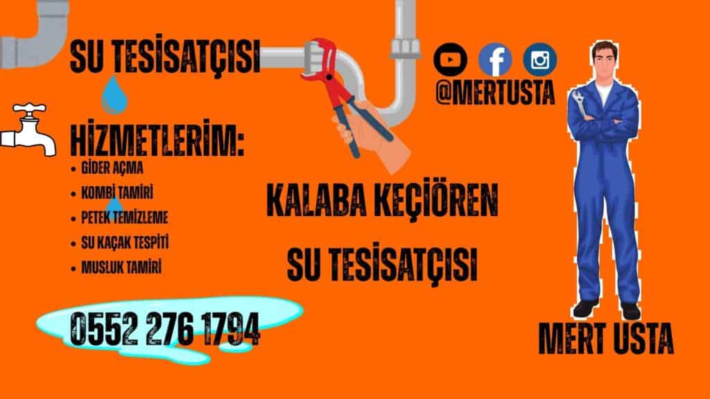 su tesisatçısı kalaba keçiören