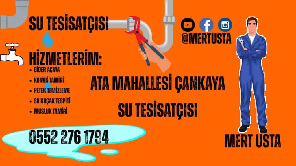 su tesisatçısı ata mahallesi çankaya